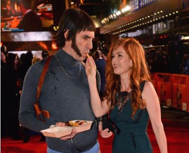 Daniella Weiser's son Sacha Baron Cohen with wife Isla Fisher